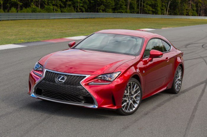 Lexus sports car rc