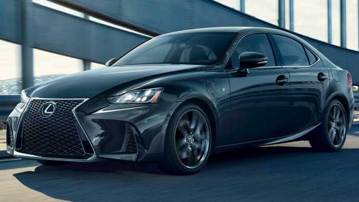 All black lexus sport car