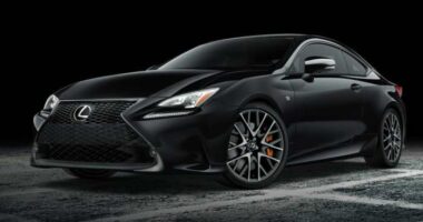 All black lexus sport car