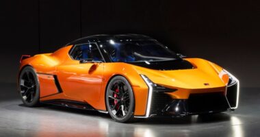 Toyota electric sports car